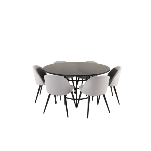 Venture Home Copenhagen Matbord med Velvet Stolarna