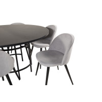 Produktbild för Copenhagen Matbord med Velvet Stolarna