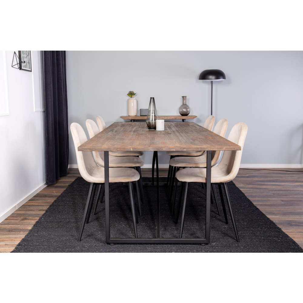 Produktbild för Padang Rektangulär Matgrupp