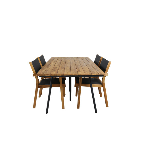 Venture Home Chan Matbord med Venice Stolarna