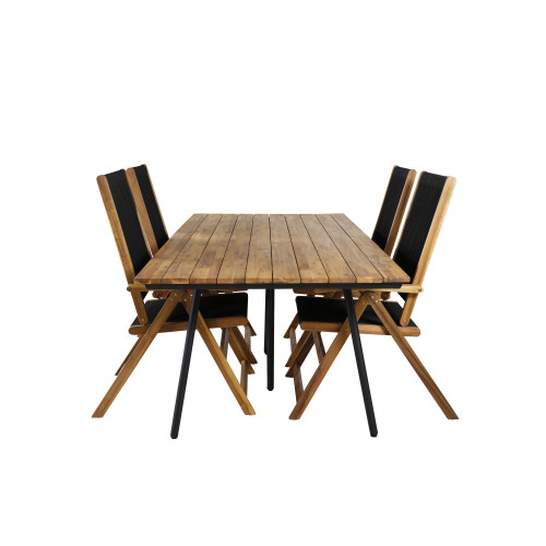 Venture Home Chan Matbord med Little John Stolarna