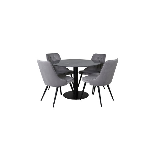 Venture Home Estelle Matbord med Velvet Deluxe Stolarna