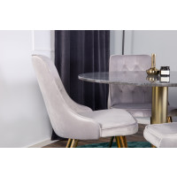 Produktbild för Estelle Matbord med Velvet Deluxe Stolarna
