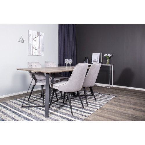 Venture Home Marina Matbord med Velvet Deluxe Stolarna