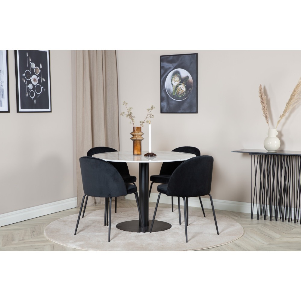Produktbild för Estelle Matbord med Wrinkles Stolarna