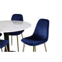 Produktbild för Estelle Matbord med Polar Stolarna