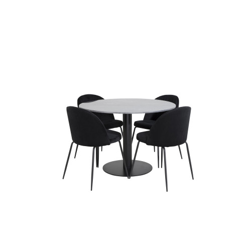 Venture Home Estelle Matbord med Wrinkles Stolarna