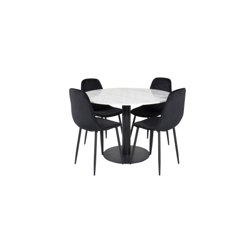 Venture Home Estelle Matbord med Polar Stolarna