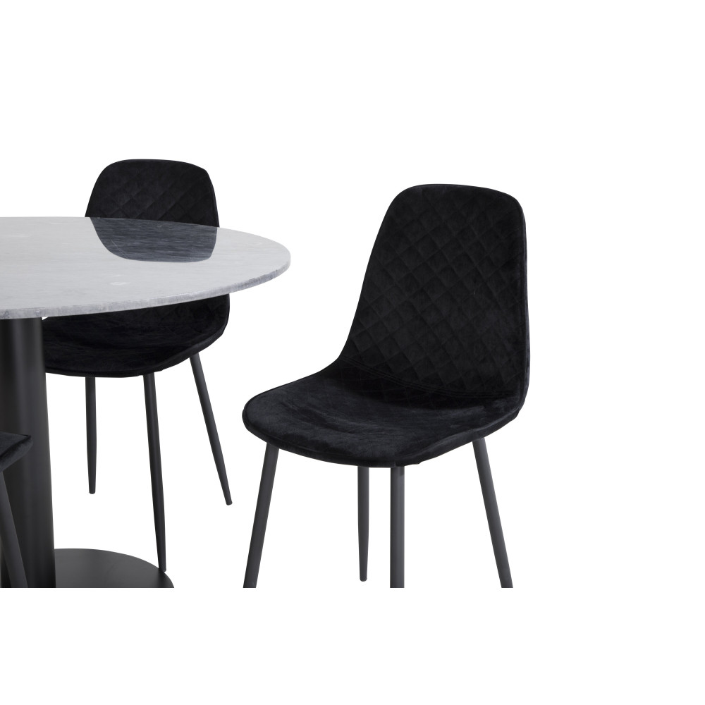 Produktbild för Estelle Matbord med Polar Stolarna