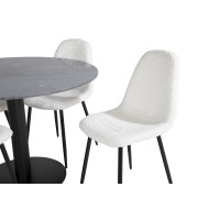 Produktbild för Estelle Matbord med Polar Stolarna