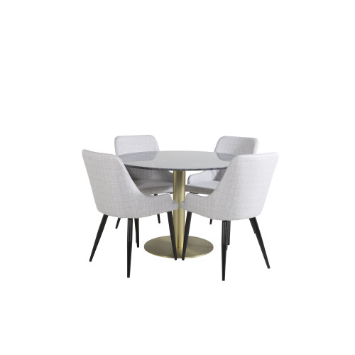 Venture Home Estelle Matbord med Plaza Stolarna