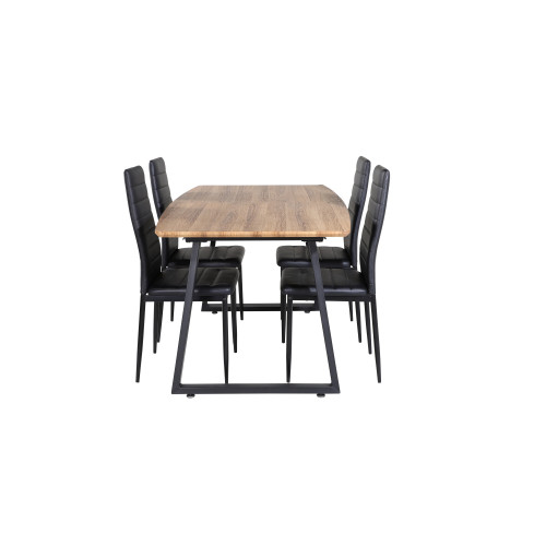 Venture Home Inca Matbord med Slim Stolarna