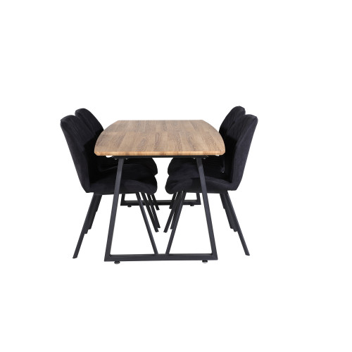 Venture Home Inca Matbord med Gemma Stolarna