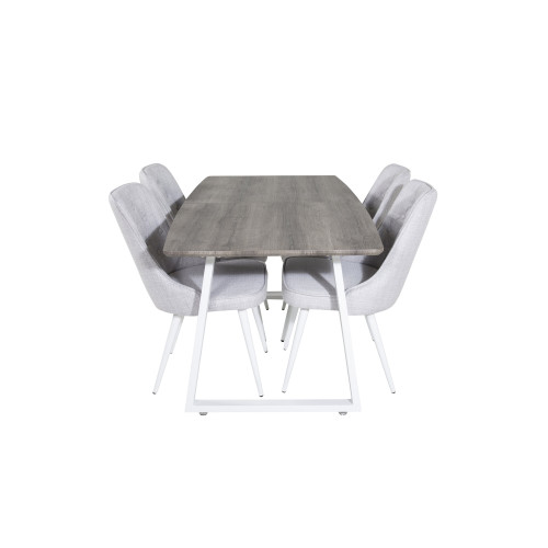 Venture Home Inca Matbord med Velvet Deluxe Stolarna