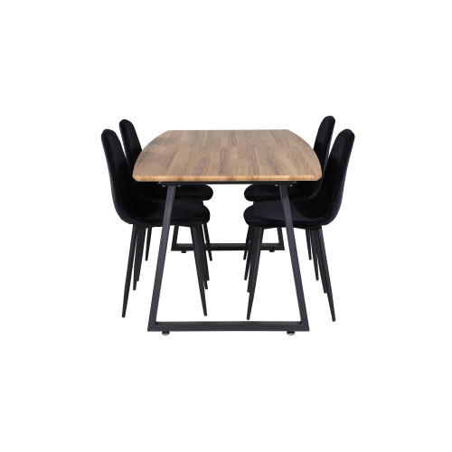 Venture Home Inca Matbord med Polar Stolarna