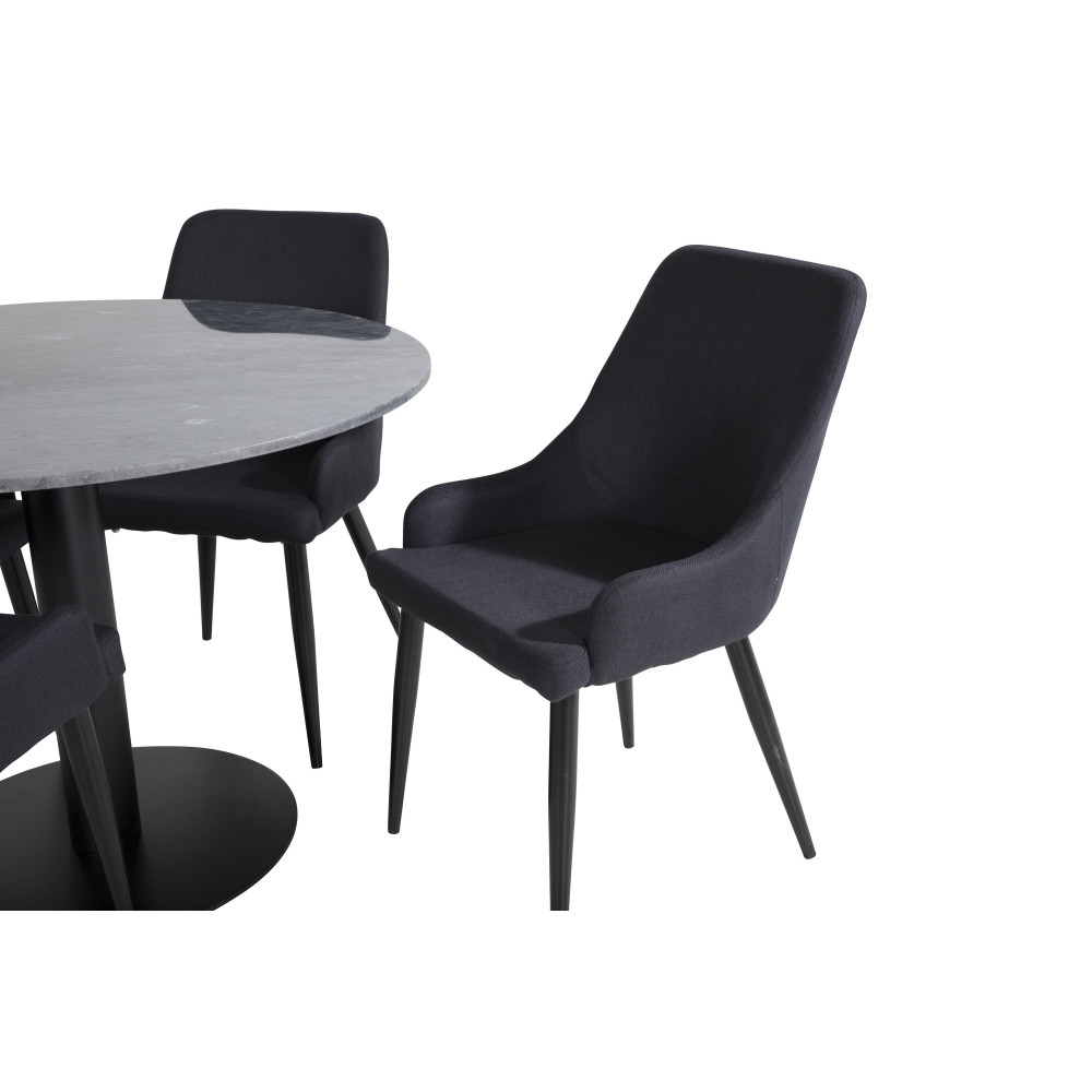 Produktbild för Estelle Matbord med Plaza Stolarna