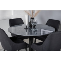 Produktbild för Estelle Matbord med Plaza Stolarna