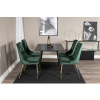 Produktbild för Dipp Matbord med Velvet Deluxe Stolarna