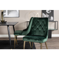Produktbild för Dipp Matbord med Velvet Deluxe Stolarna