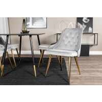 Produktbild för Dipp Matbord med Velvet Deluxe Stolarna