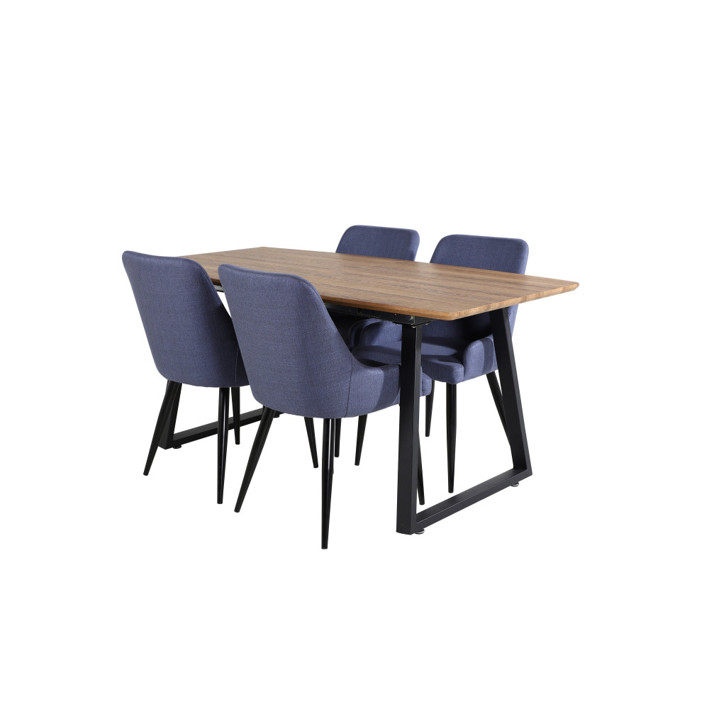 Produktbild för Inca Matbord med Plaza Stolarna