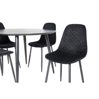 Produktbild för Dipp Matbord med Polar Stolarna