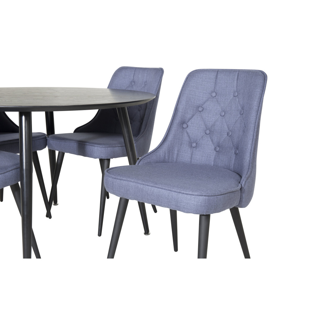 Produktbild för Dipp Matbord med Velvet Deluxe Stolarna