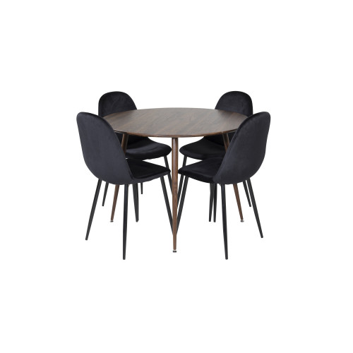 Venture Home Plaza Matbord med Polar Stolarna