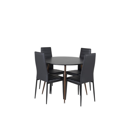 Venture Home Plaza Matbord med Slim Stolarna