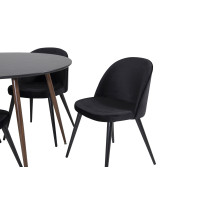 Produktbild för Plaza Matbord med Velvet Stolarna