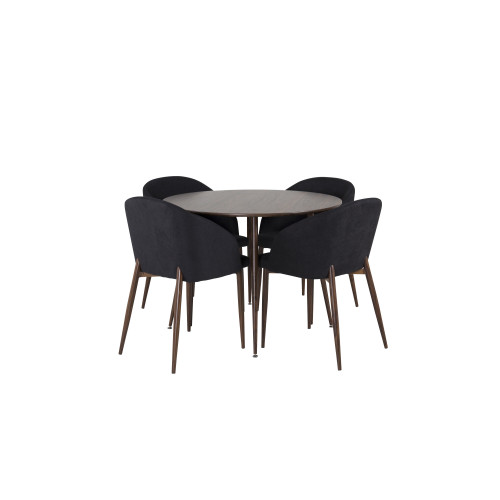 Venture Home Plaza Matbord med Arch Stolarna