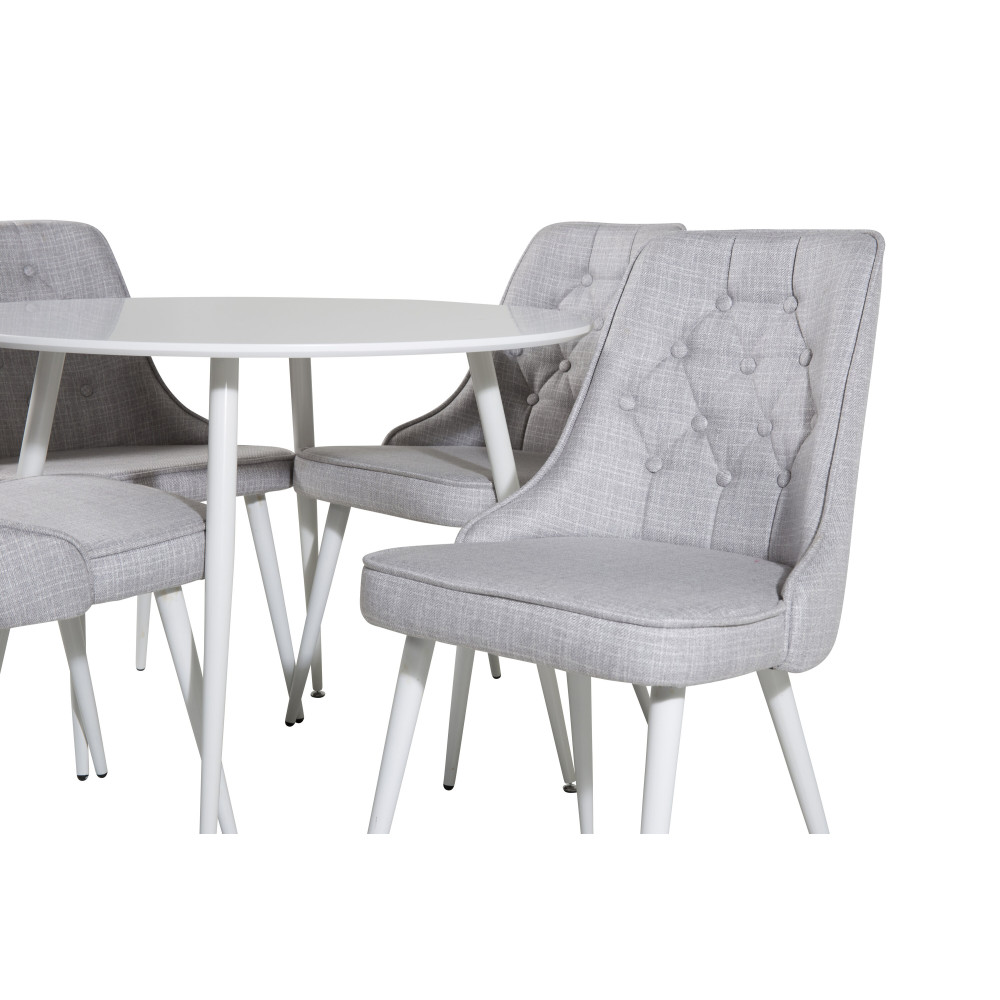 Produktbild för Plaza Matbord med Velvet Deluxe Stolarna