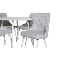 Produktbild för Plaza Matbord med Velvet Deluxe Stolarna