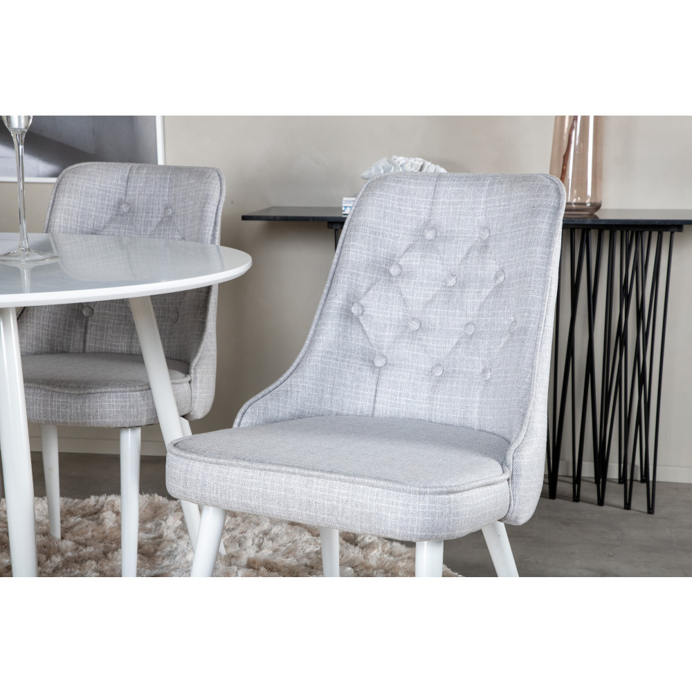 Produktbild för Plaza Matbord med Velvet Deluxe Stolarna