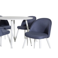 Produktbild för Plaza Matbord med Velvet Stolarna
