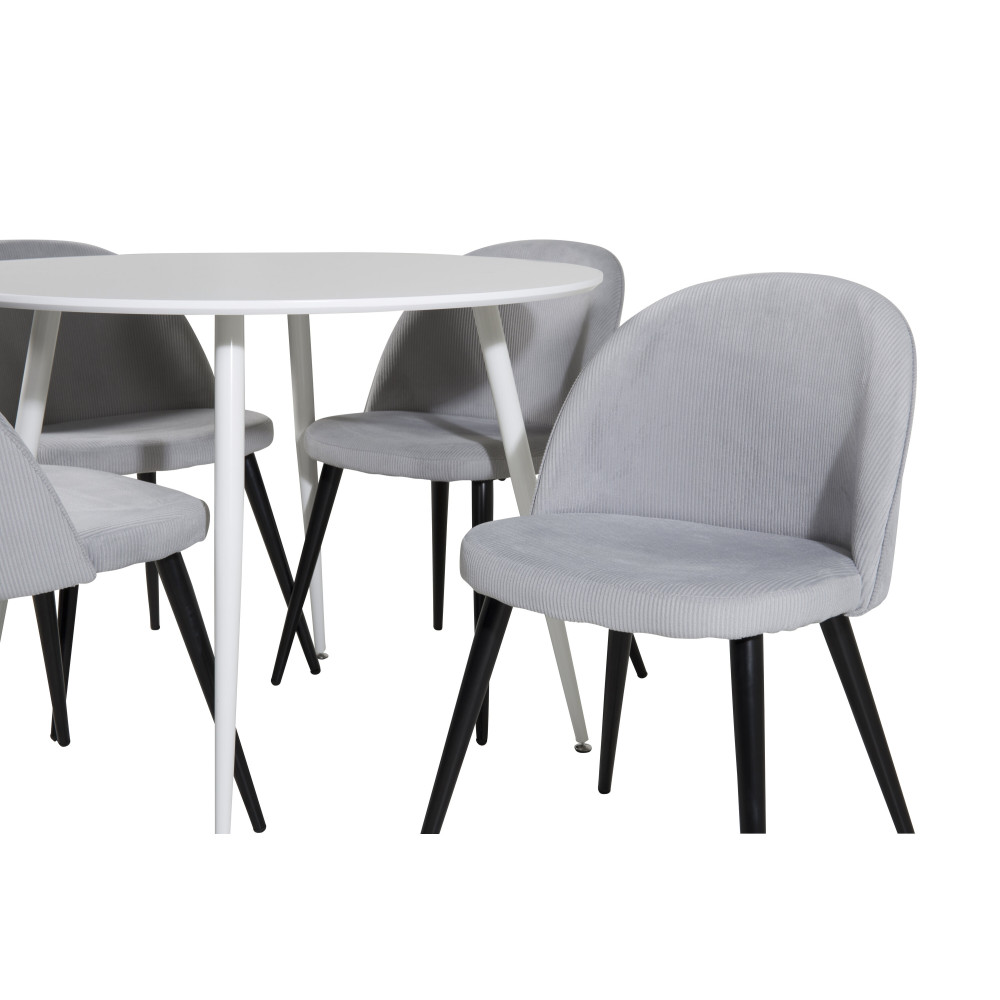 Produktbild för Plaza Matbord med Velvet Stolarna