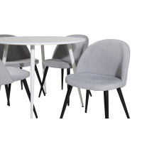 Produktbild för Plaza Matbord med Velvet Stolarna