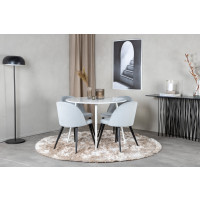 Produktbild för Plaza Matbord med Velvet Stolarna