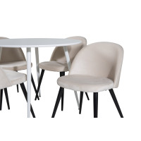 Produktbild för Plaza Matbord med Velvet Stolarna