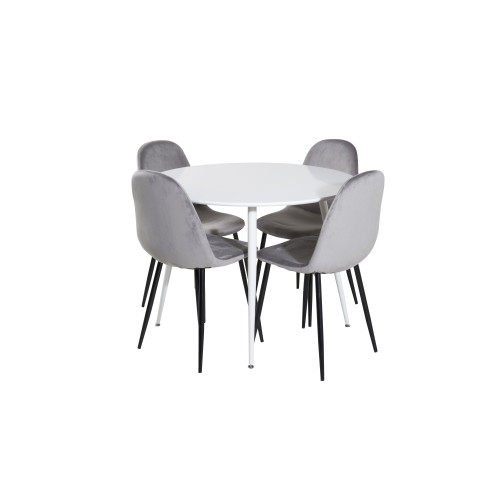 Venture Home Plaza Matbord med Polar Stolarna