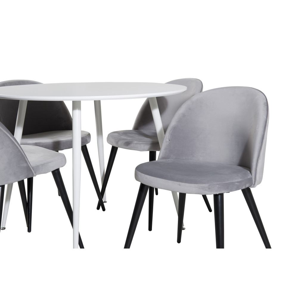Produktbild för Plaza Matbord med Velvet Stolarna