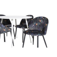 Produktbild för Plaza Matbord med Velvet Stolarna