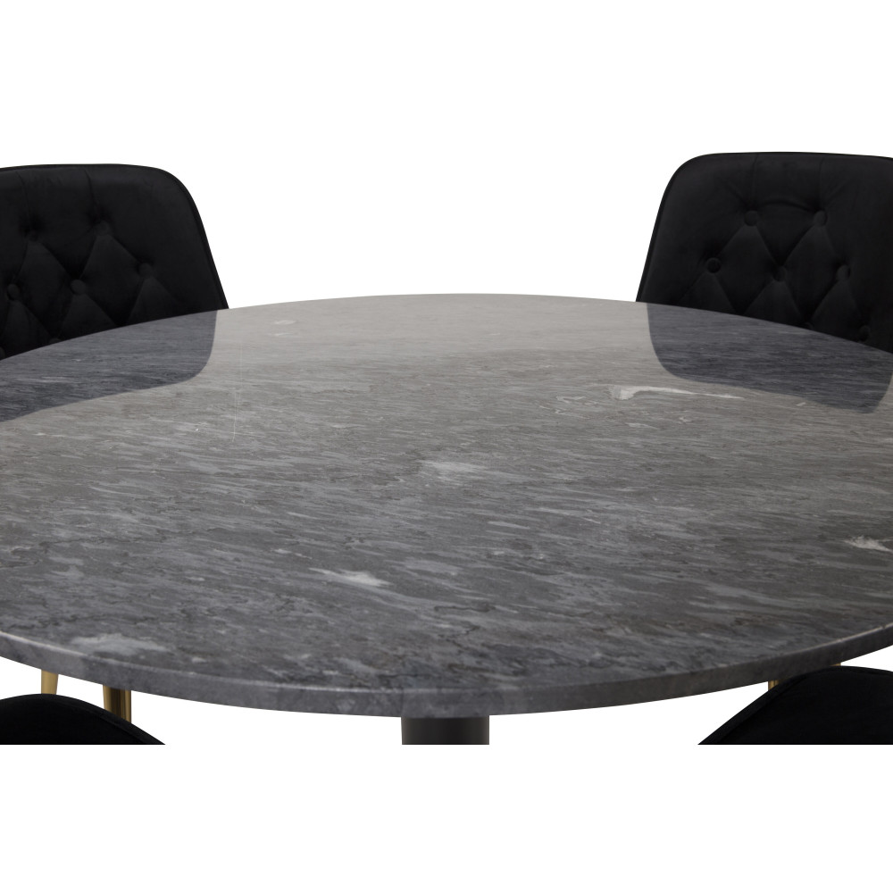 Produktbild för Estelle Matbord med Velvet Deluxe Stolarna