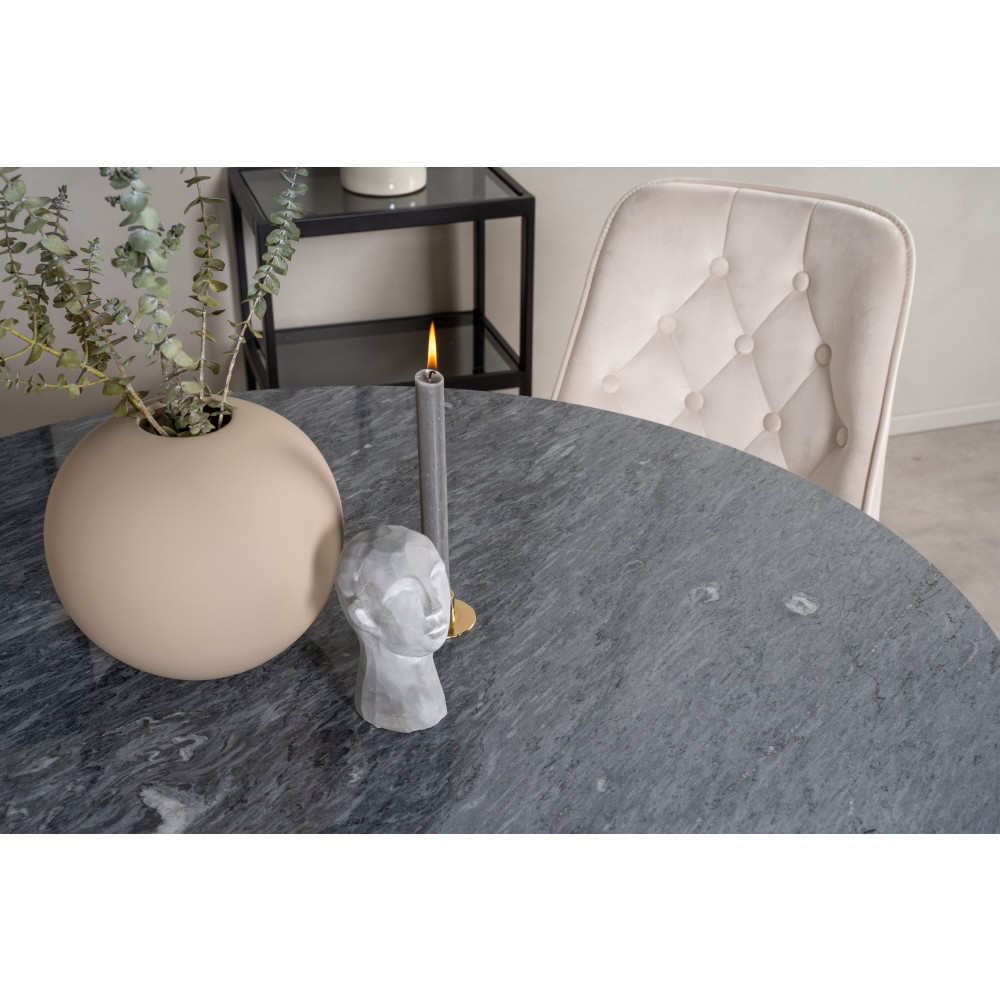 Produktbild för Estelle Matbord med Velvet Deluxe Stolarna