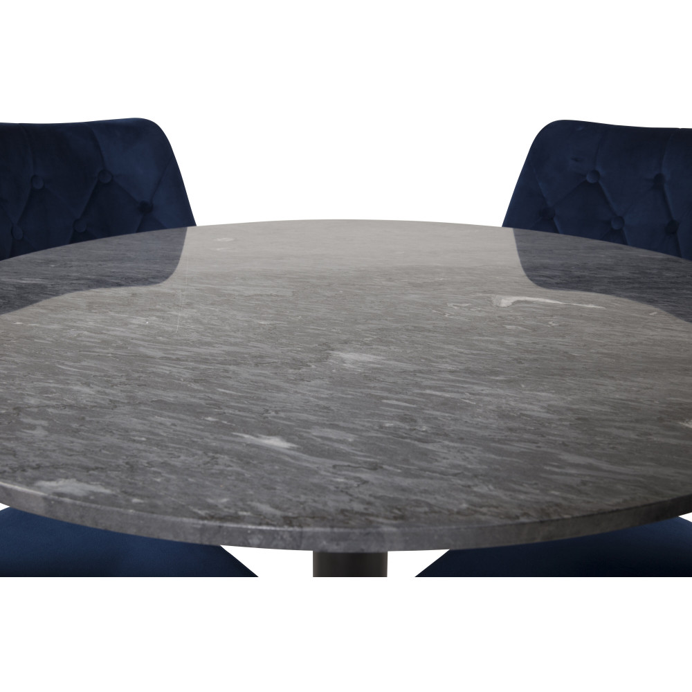 Produktbild för Estelle Matbord med Velvet Deluxe Stolarna
