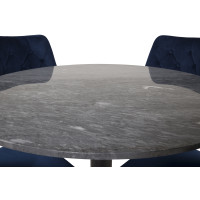 Produktbild för Estelle Matbord med Velvet Deluxe Stolarna