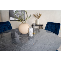 Produktbild för Estelle Matbord med Velvet Deluxe Stolarna