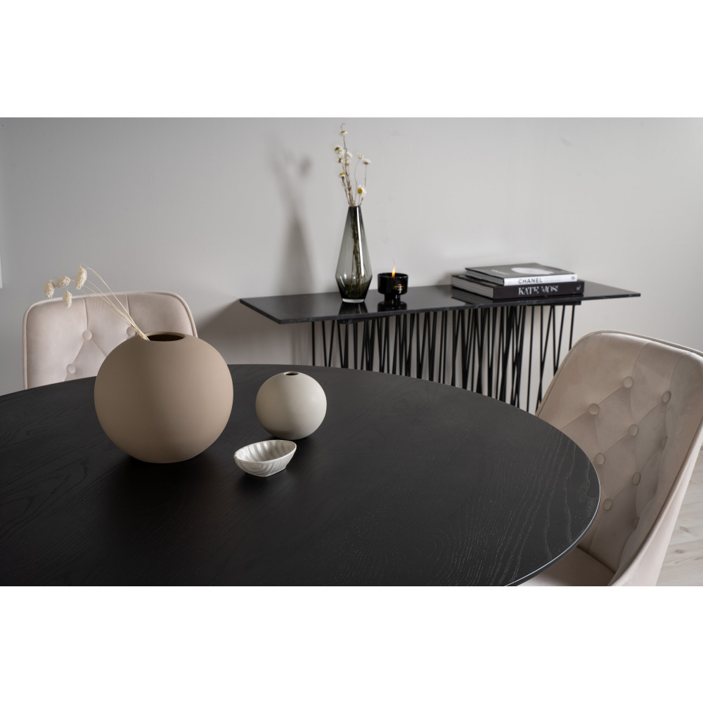 Produktbild för Dipp Matbord med Velvet Deluxe Stolarna