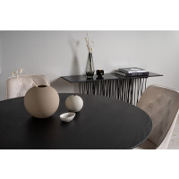 Produktbild för Dipp Matbord med Velvet Deluxe Stolarna