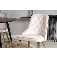 Produktbild för Dipp Matbord med Velvet Deluxe Stolarna